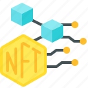 nft, cryptocurrency, blockchain, technologie, network