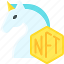 nft, cryptocurrency, blockchain, unicorn, horse