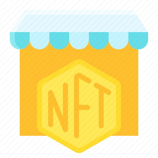 Nft, cryptocurrency, blockchain, market, marketplace icon - Download on Iconfinder