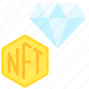 nft, cryptocurrency, blockchain, rare, diamond