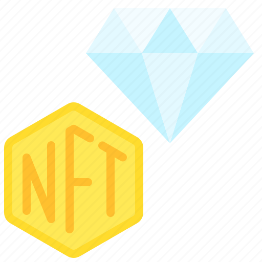 Nft, cryptocurrency, blockchain, rare, diamond icon - Download on Iconfinder