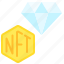 nft, cryptocurrency, blockchain, rare, diamond 