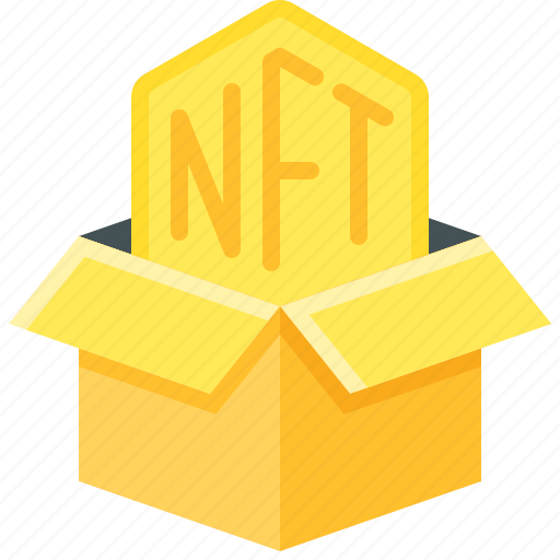 Nft, cryptocurrency, box, blockchain, open cardboard box icon - Download on Iconfinder
