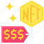 nft, cryptocurrency, blockchain, expensive token, value 