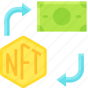 nft, cryptocurrency, blockchain, trade, banknote