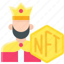nft, cryptocurrency, blockchain, king