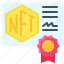 nft, cryptocurrency, blockchain, certificate, certificate of ownership 