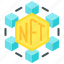 nft, cryptocurrency, blockchain, decentralize, network 