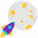 to, the, moon, rocket, up, space, extraterrestrial, startup, trend