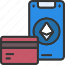 buy, ethereum, mobile, ether, payment, phone