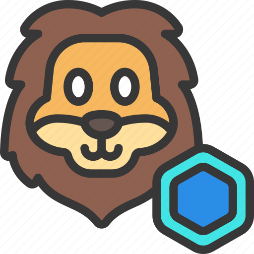Lion, animal, wildlife, crypto, token icon - Download on Iconfinder