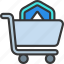 token, in, trolley, purchase, buy, shopping 