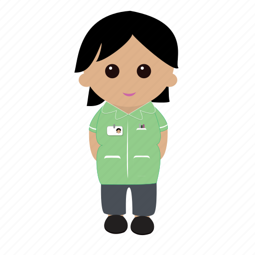 Female, nhs, nurse, uniform icon - Download on Iconfinder