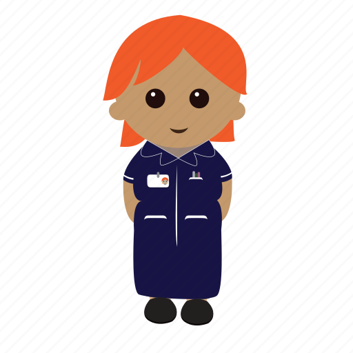 Female, nhs, nurse, uniform icon - Download on Iconfinder