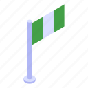 business, cartoon, flag, isometric, nigeria, summer, texture
