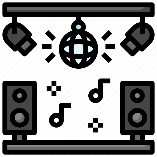 Dance, floor, mirror, ball, music, club, entertainment icon - Download on Iconfinder