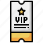 ticket, vip, pass, entertainment, show 