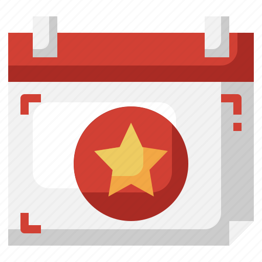 Calendar, event, star, favorite, schedule icon - Download on Iconfinder