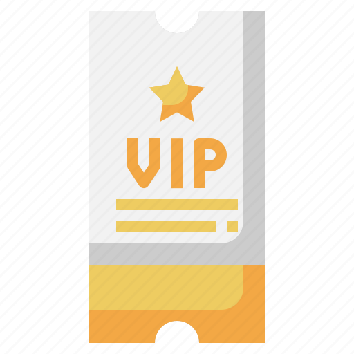 Ticket, vip, pass, entertainment, show icon - Download on Iconfinder