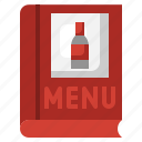 wine, menu, bottle, beverage, alcohol, bar