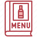 wine, menu, bottle, beverage, alcohol, bar