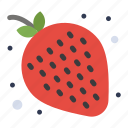 fruit, night, strawberry, sweet