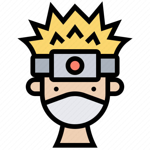 Fight, gear, headband, ninja, symbol icon - Download on Iconfinder