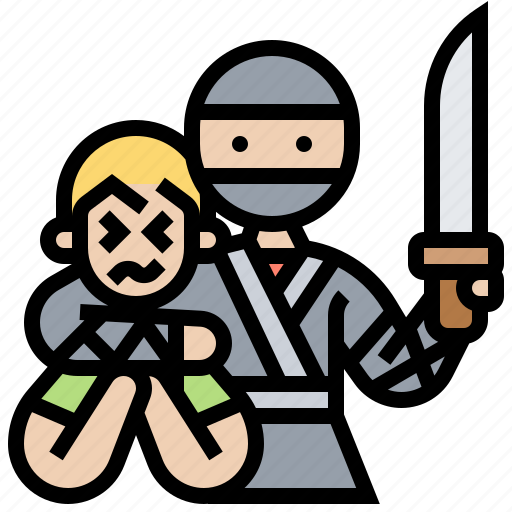 Assassin, hostage, kill, mission, shinobi icon - Download on Iconfinder