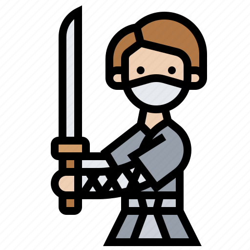 Fighting, katana, ninja, samurai, warrior icon - Download on Iconfinder