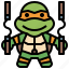 avatar, hero, michaelangelo, ninja, people, super, turtles 