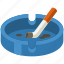 ashtray, smoking, cigarette, tobacco, smoke, nicotine, cigar 