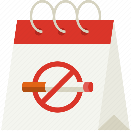 Calendar, date, schedule, event, no tobacco day, cigarette, no tobacco icon - Download on Iconfinder