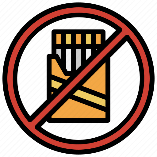 Cigarette, no, tobacco, healthy, lifestyle, signaling, addiction icon - Download on Iconfinder