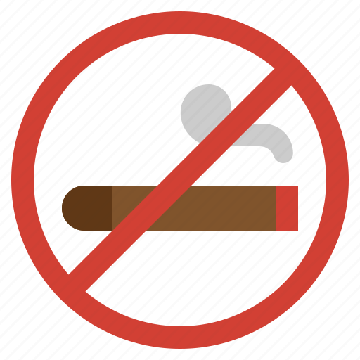 No, cigar, tobacco, addiction, prohibition, healthcare icon - Download on Iconfinder