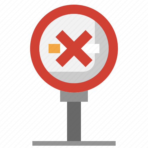 No, smoking, signaling, prohibition, forbidden, healthcare, signal icon - Download on Iconfinder