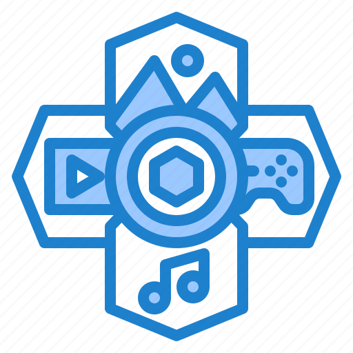 Nft, game, music, vedio, non, fungible, token icon - Download on Iconfinder