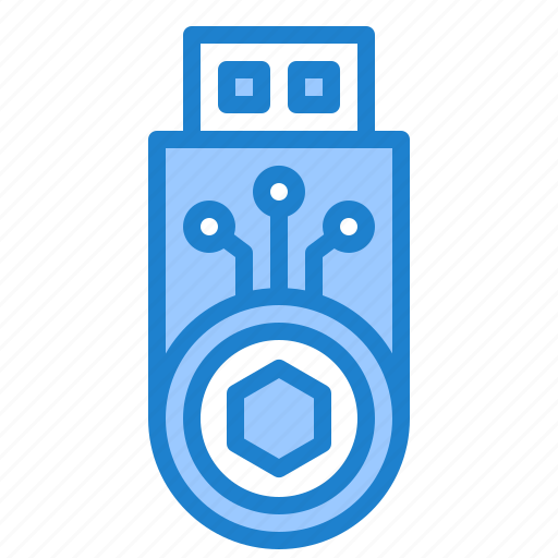 Usb, non, fungible, token, nft, thumbdrive, technology icon - Download on Iconfinder