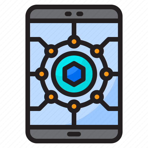 Mobile, nft, non, fungible, token, coin, digital icon - Download on Iconfinder