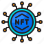 nft, digital, non, fungible, token, coin, cryptocurrency 
