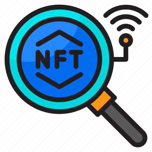 Search, nft, non, fungible, token, cryptocurrency, technology icon - Download on Iconfinder