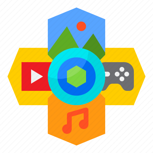Nft, game, music, vedio, non, fungible, token icon - Download on Iconfinder