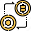 bitcoin, coin, currency, token, cryptocurrency, blockchain, non fungible token 