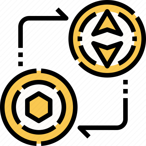 Ether, coin, currency, token, cryptocurrency, blockchain, non fungible token icon - Download on Iconfinder