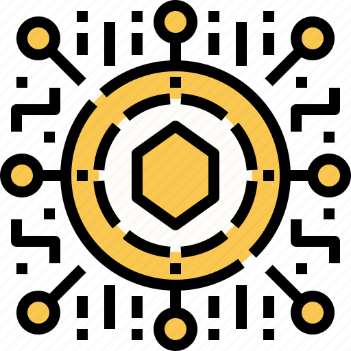 Token, digital, cryptocurrency, blockchain, coin, non fungible token icon - Download on Iconfinder