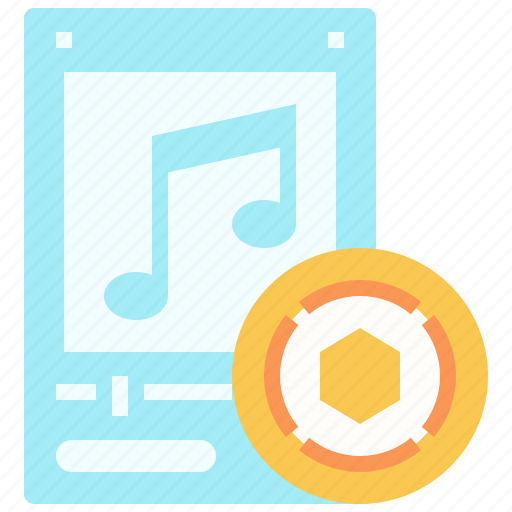 Music, multimedia, digital, file, nft, non fungible token icon - Download on Iconfinder