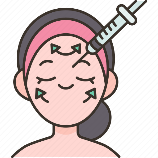 Botox, cosmetic, antiaging, wrinkle, therapy icon - Download on Iconfinder