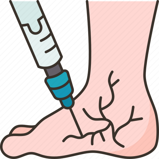 Sclero, therapy, vein, treatment, vascular icon - Download on Iconfinder