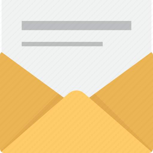 Contact, email, envelope, letter, mail, message, opened icon - Download on Iconfinder