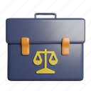 briefcase, work, law