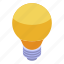 bulb, business, cartoon, idea, isometric, light, silhouette 